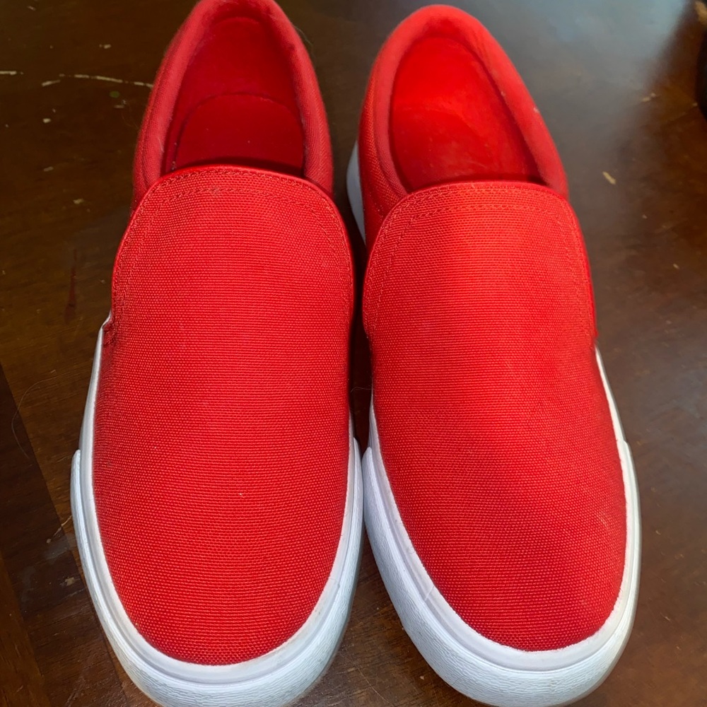 Red Slip-On Sneakers Nike